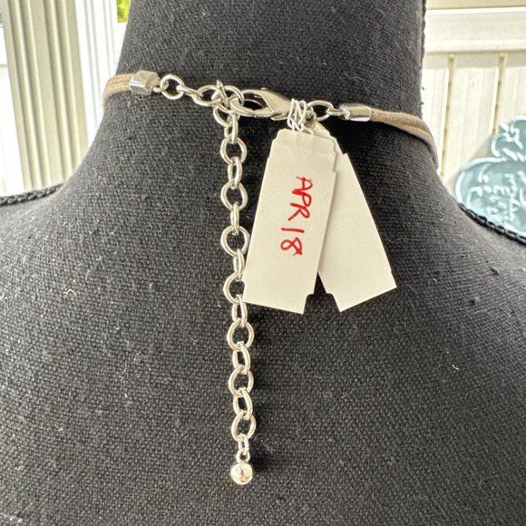 Chicos Colorful Bead Pink Blue More Long Rope Link Chain Statement Necklace NEW - Picture 6 of 15